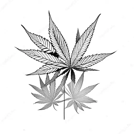 Coffee And Marijuanna Plant