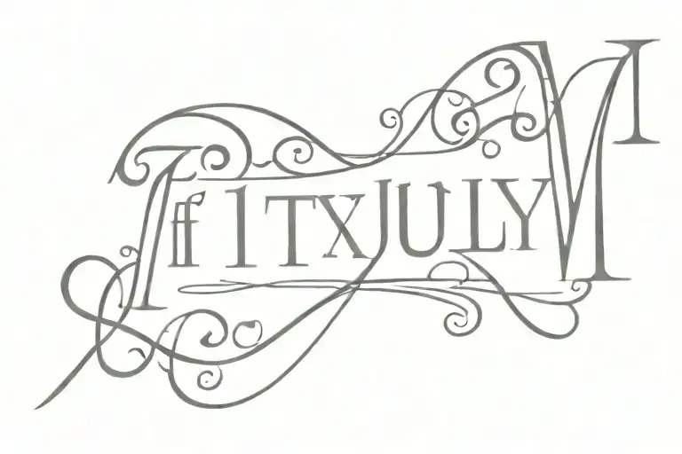 Roman Numerials For 1St Of July 2004 Written