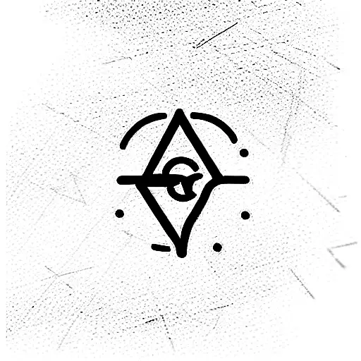 Karma Symbol In The Cyberpunk Them