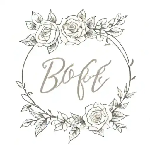 Wedding Bouqet Thigh