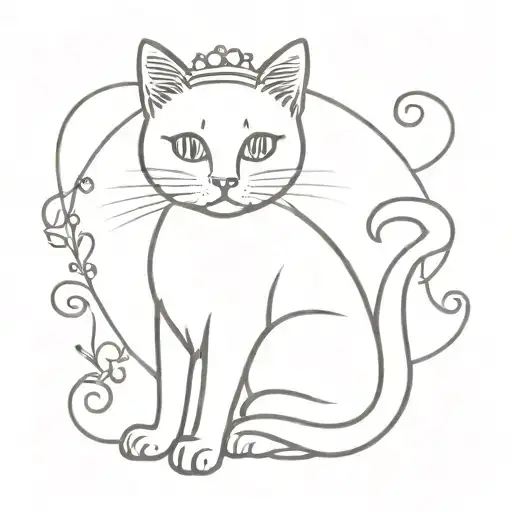 Cat As A Princess