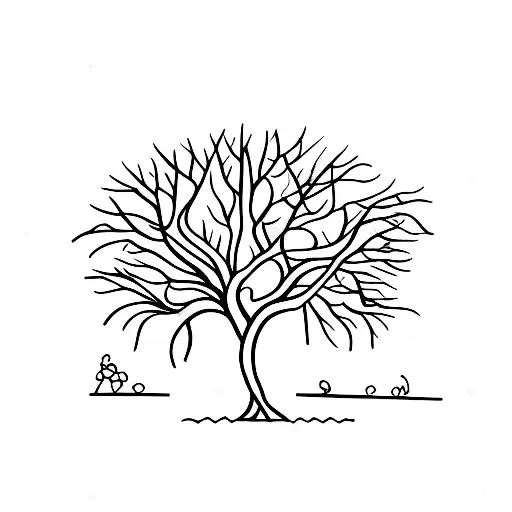 Mango Tree And Date Tree