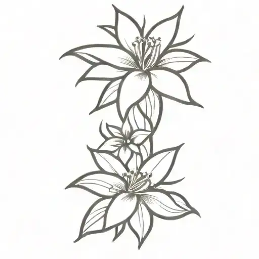 Tropical Flowers And A Sun Symbolizing The Beauty Of Travel