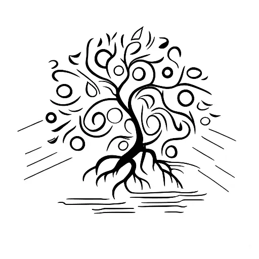 Tree That Repesents The Concept Of Strength