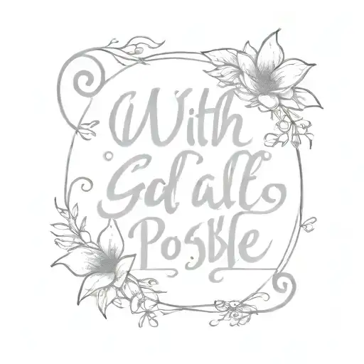 With God All Things Are Possible