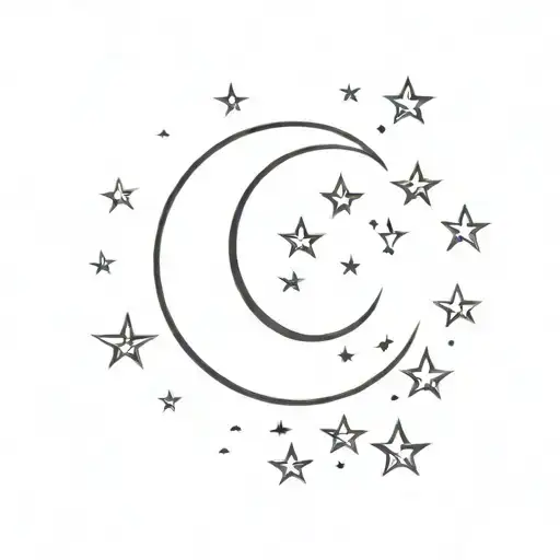 Moon And Stars