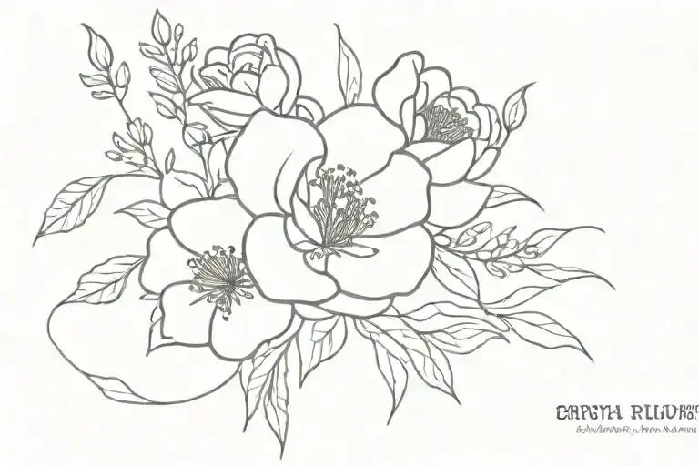 Birth Flower Bouquet