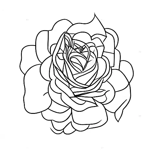 A Camera Lens Morphing Into A Blooming Rose