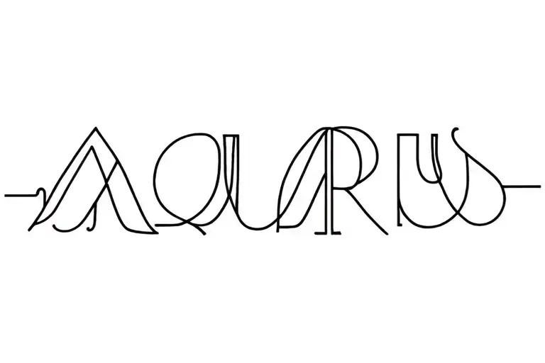Aquarius Zodiac Symbol