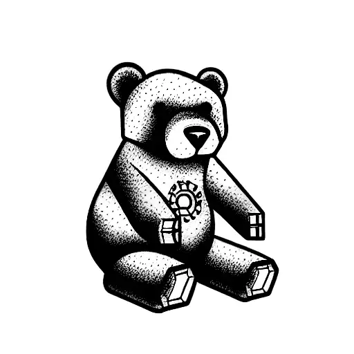 Half Mechanical Machine Clockwork Bear