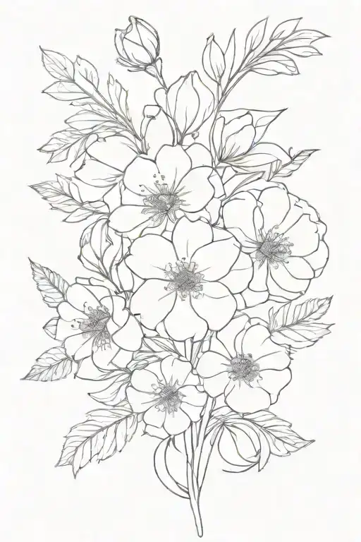 Birth Flower Bouquet