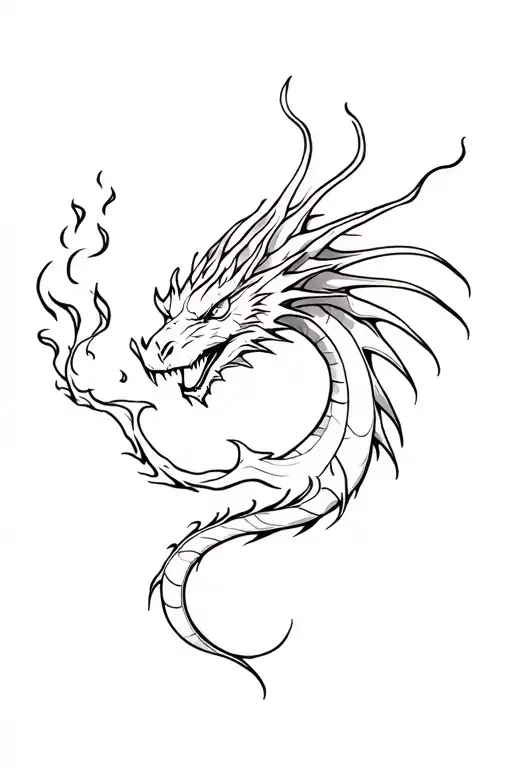 Dragon Breathing Fire