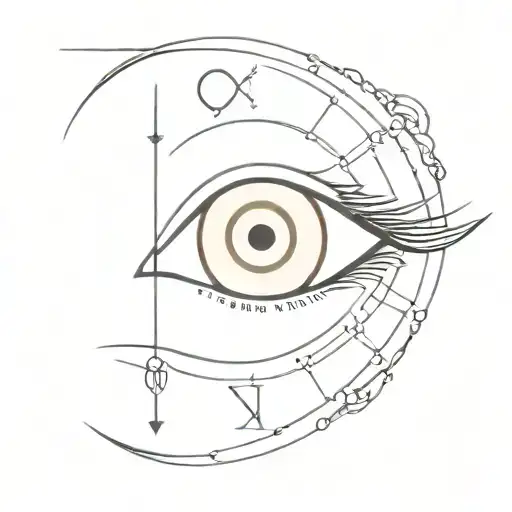 Roman Numerals Eye Surrounded