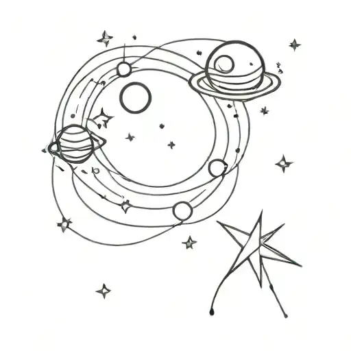 Matching Space Men With Stars And Planets