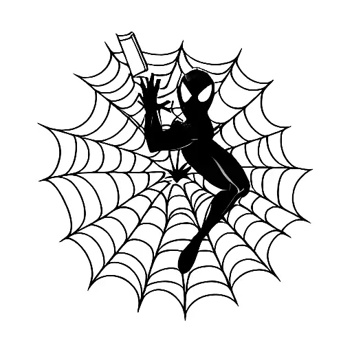 Spiderman Reading A Book