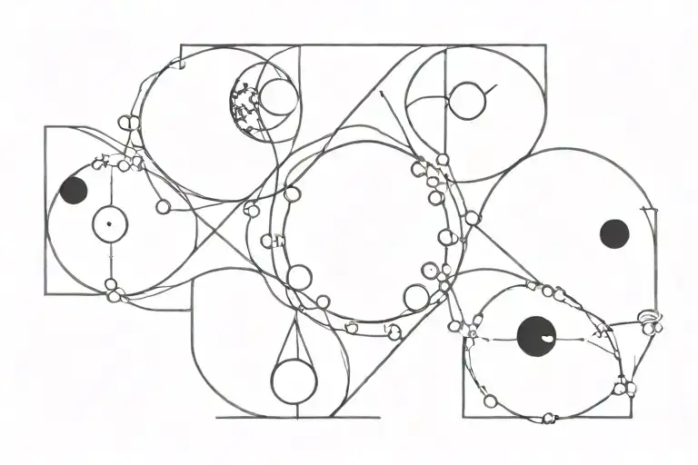 Dice Moon Phases Intertwined