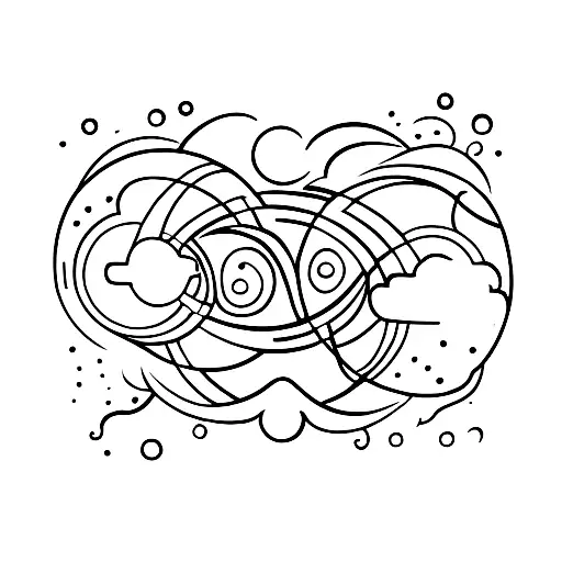 A Cosmic Love Story Between Two Planets Traveling Through The Universe