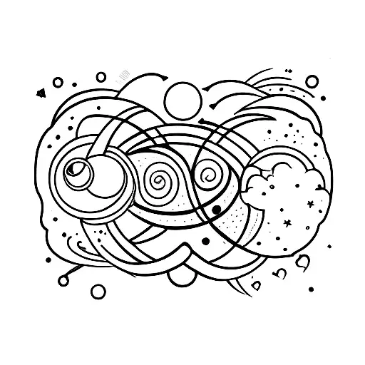 A Cosmic Love Story Between Two Planets Traveling Through The Universe