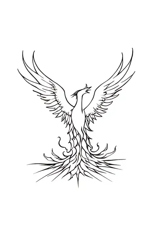 Phoenix Rising From The Ashes