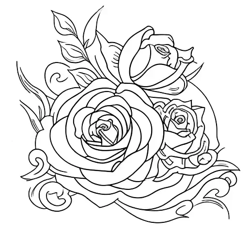 Floral With Hidden Disney Features