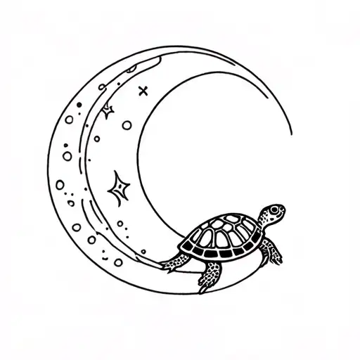 Moon And Turtle