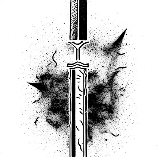 Sword Gladius Flaming