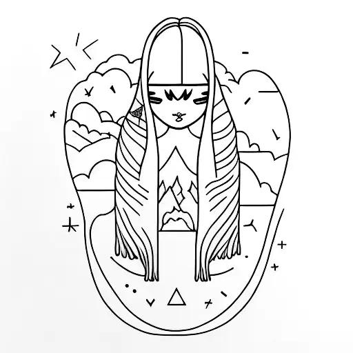 Cresant Moon With Sia Written