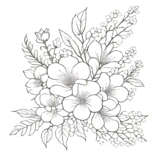 Birth Flower Bouquet