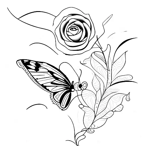 Butterfly Around Cat