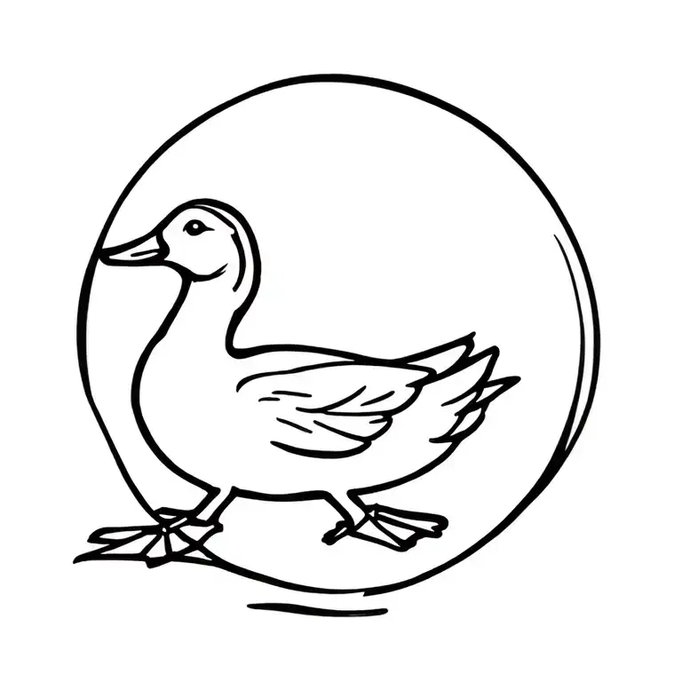 Mallard Duck Sitting