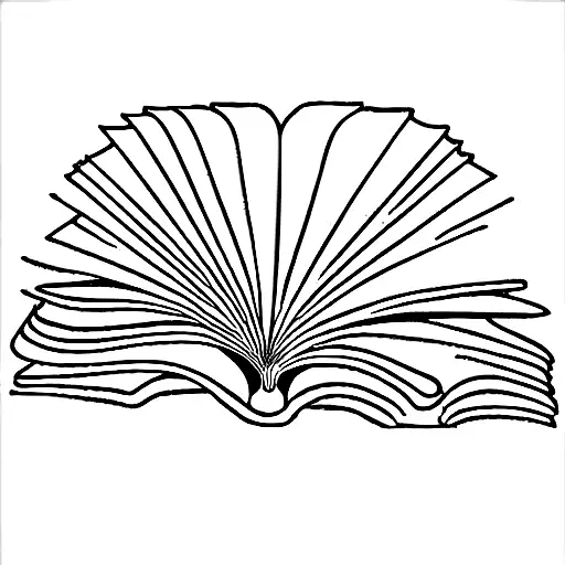 Open Book With Fantasy Elements Coming Out