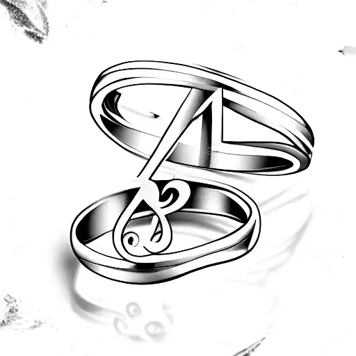 Wedding Ring With Name Alex For Finger