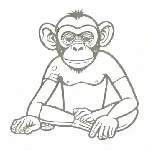 Animated Monkey Drug Dealer Funny