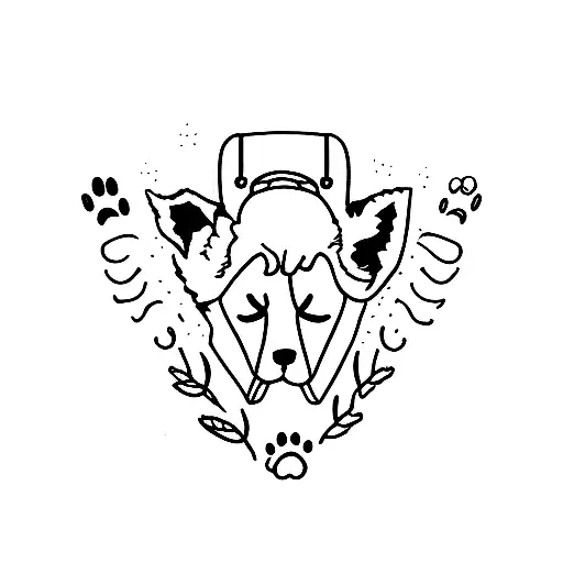 P Letter With Dog Ears