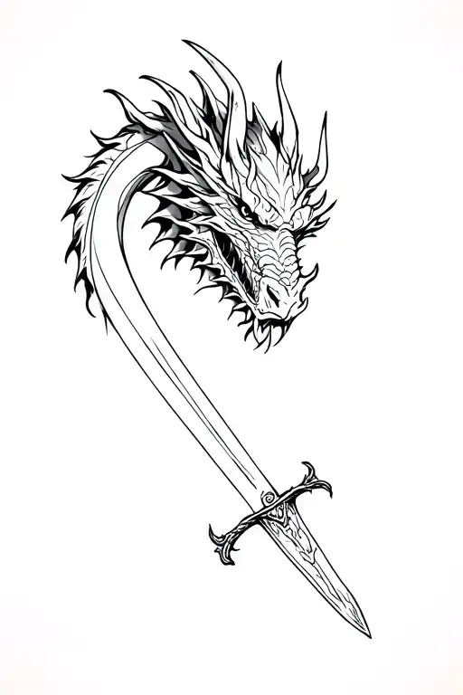 Dragon And Sword