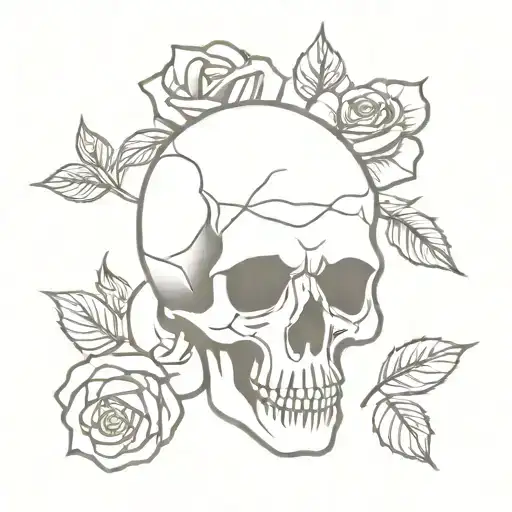 Skull And Roses