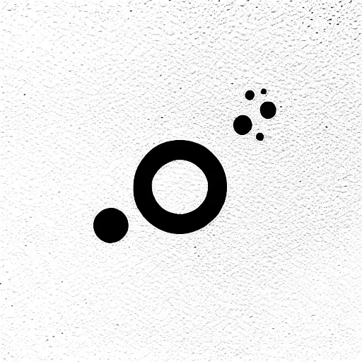 Small Black Circle With Relation To Music