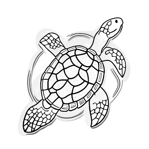 Turtle With A Cinamon Rolls Shell