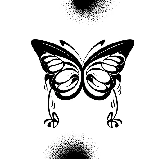 A Group Of Butterflies And Music Notes Intertwining In A Harmonious Dance