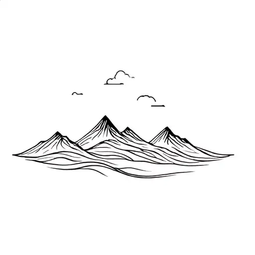 Mountain And Ocean Tides And Seasons Changing Times Growth