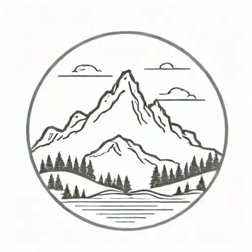 Mountain Circle Lonely Moutain