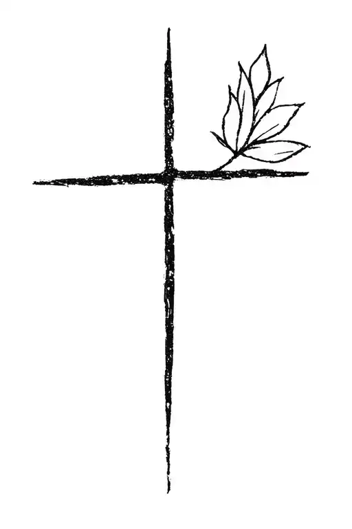 Simple Weathered Cross