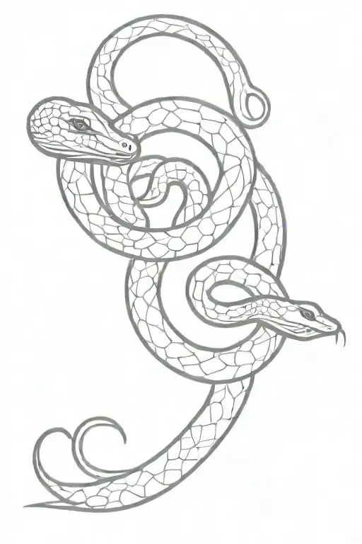 Biblical Snake Sleeve