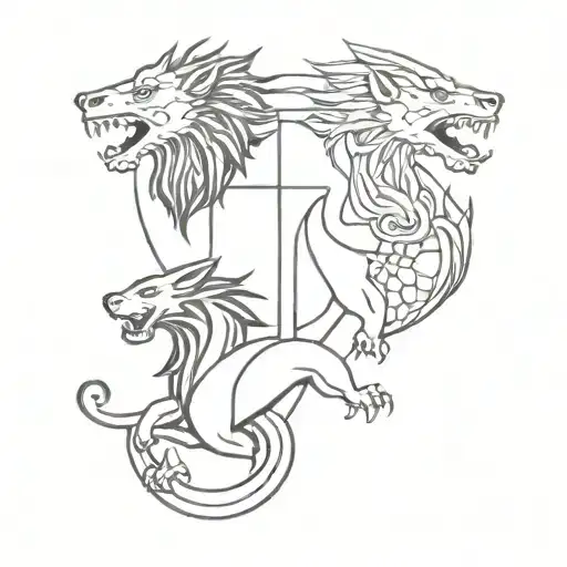 Dragon And Lion