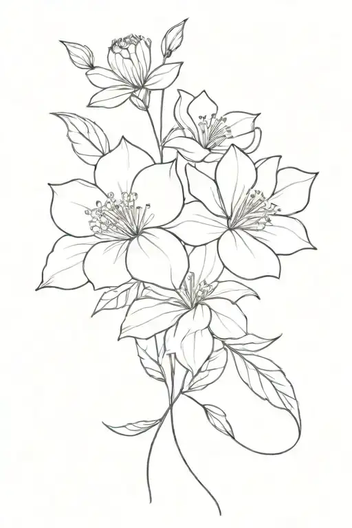 February And July Birth Flower Bouquet