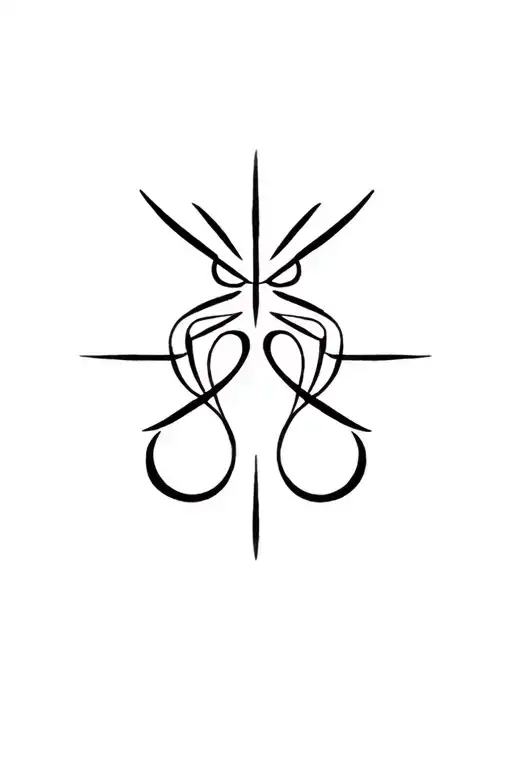 Sophia And Angel Ambigram