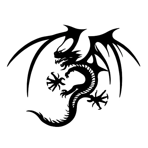 Dragon Going Up The Spine