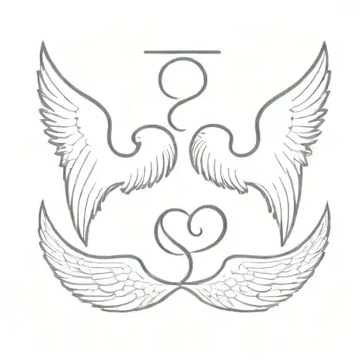 A Semicolon Is A Combination Of Angel And Devil Wings