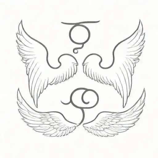 A Semicolon Is A Combination Of Angel And Devil Wings