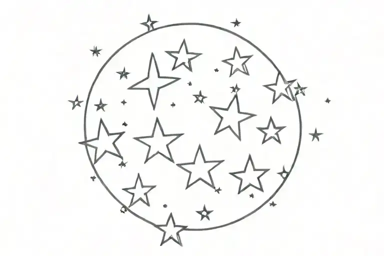 Dainty Stars Cosmic Tiny